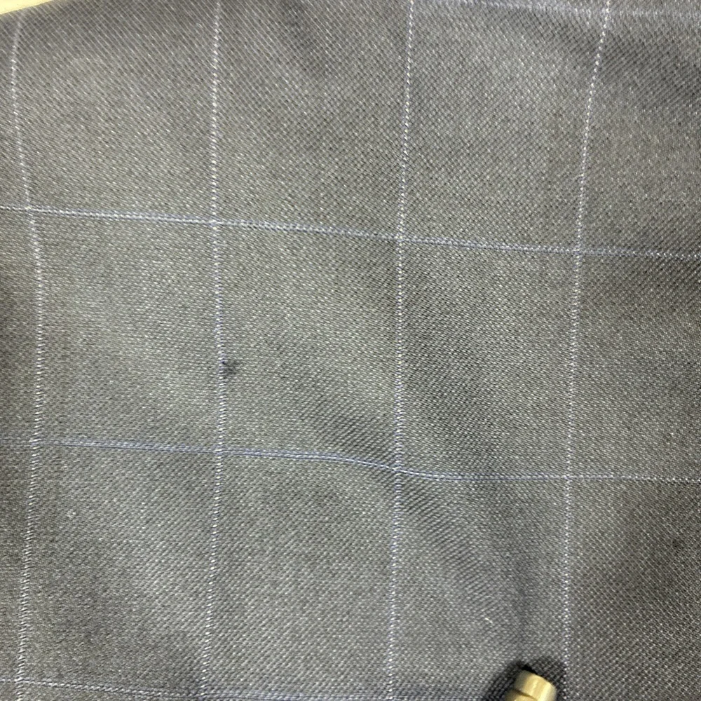 Vintage Polo Ralph Lauren Mens Navy Wool Cashmere Check Blazer 39S Made in Italy